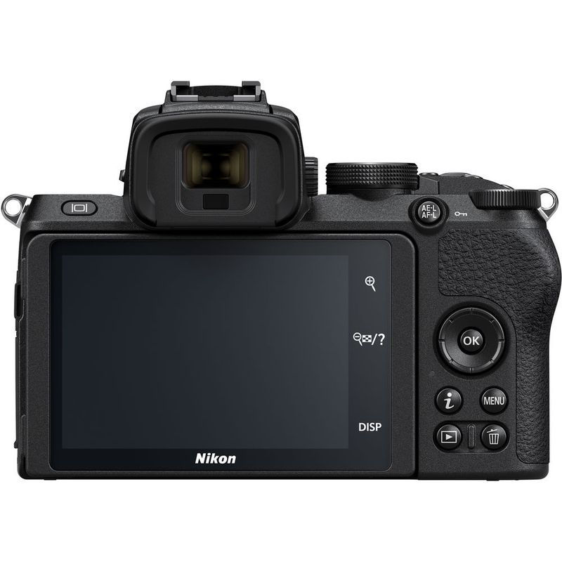 NIKON - Nikon Z50 Sin Espejo Cámara Kit Con 24-70mm f/4 S Lente - Negro