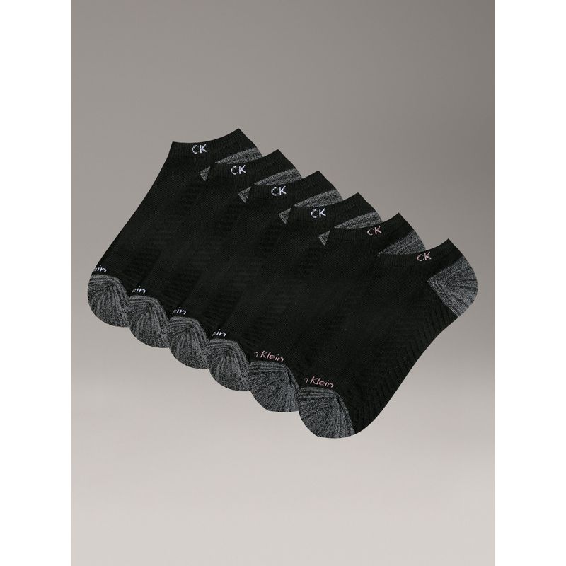CALVIN KLEIN - Pack 6 Calcetines Acolchados Terry Negro Calvin Klein