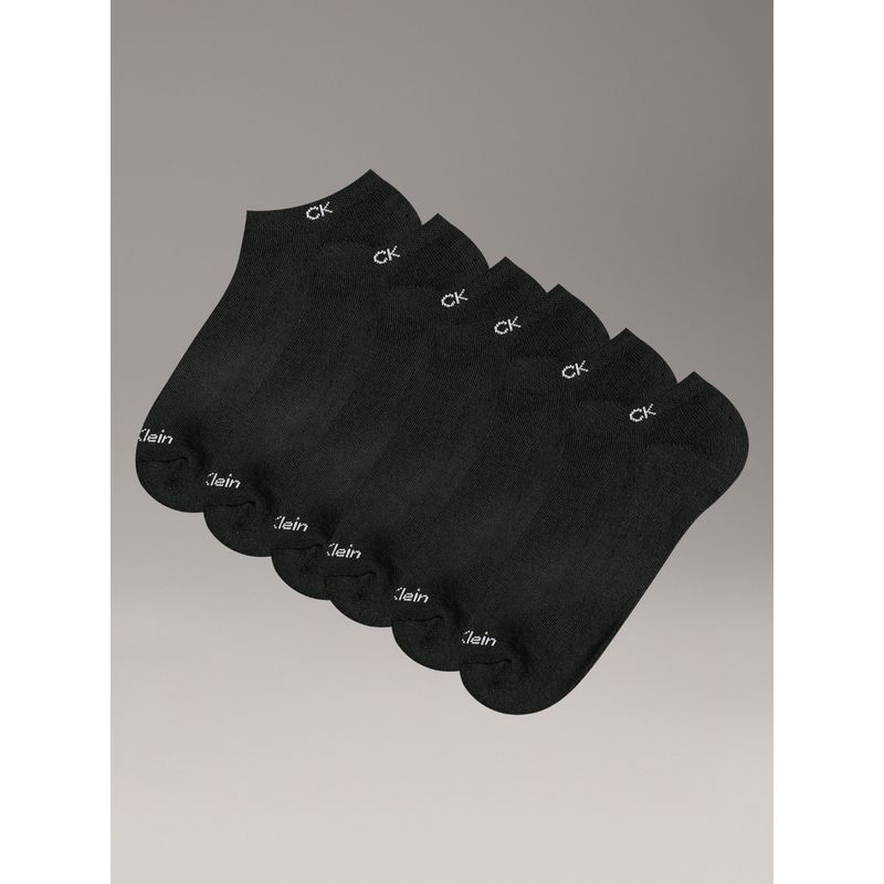 CALVIN KLEIN - Pack 6 Calcetines Cushion No Show Negro Calvin Klein