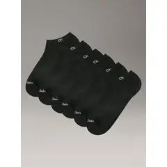 CALVIN KLEIN - Pack 6 Calcetines Cushion No Show Negro
