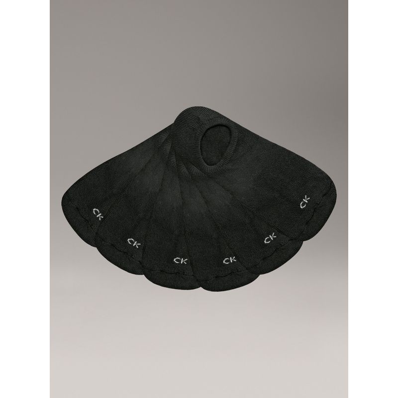CALVIN KLEIN - Pack 6 Calcetines Cushion Liner Negro Calvin Klein