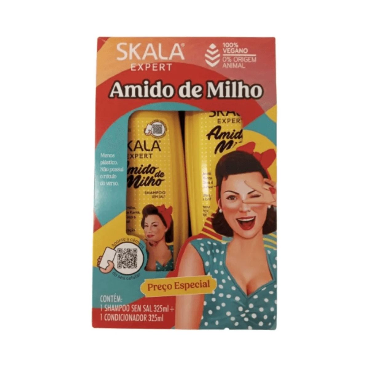 SKALA - Kit Shampoo Y Acond Amido De Milho Skala Expert 650ml