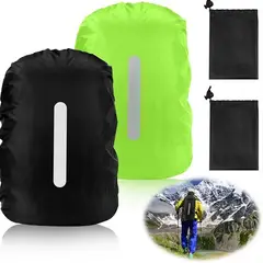 GENERICO - Cubre Mochila Cobertor Funda Impermeable Reflectante Colores