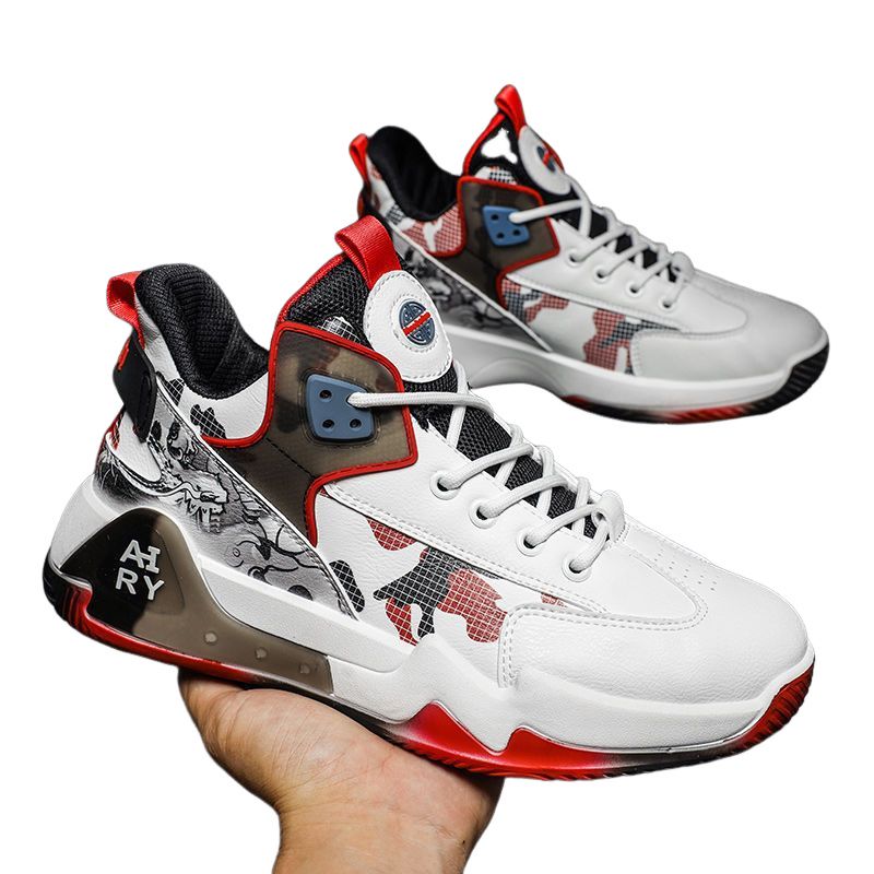 BLWOENS - Zapatilla Básquetbol Hombre - Rojo