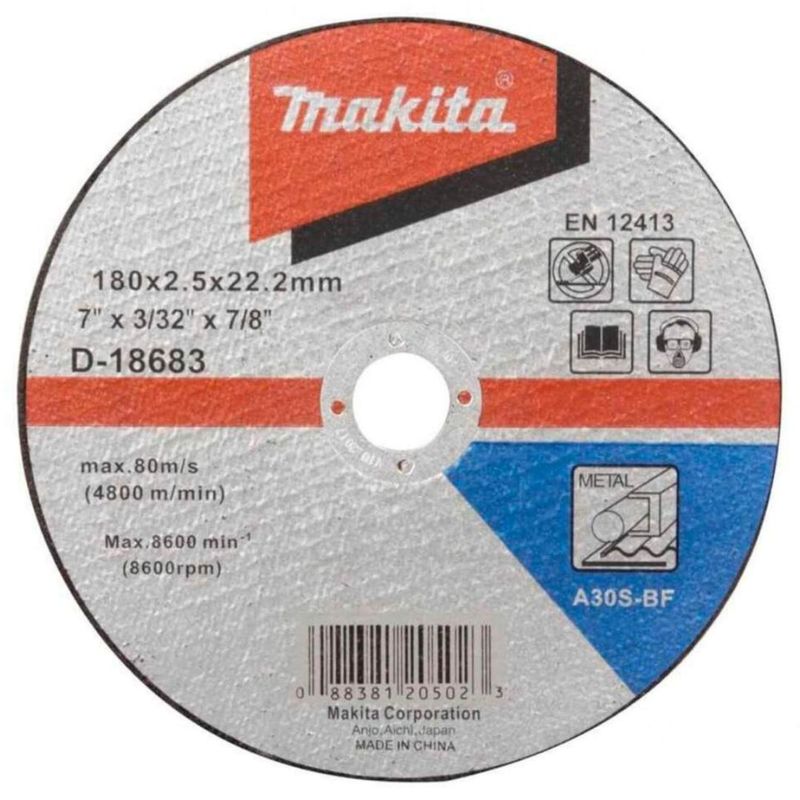 MAKITA - Disco de corte Metal 7 Makita D-18683
