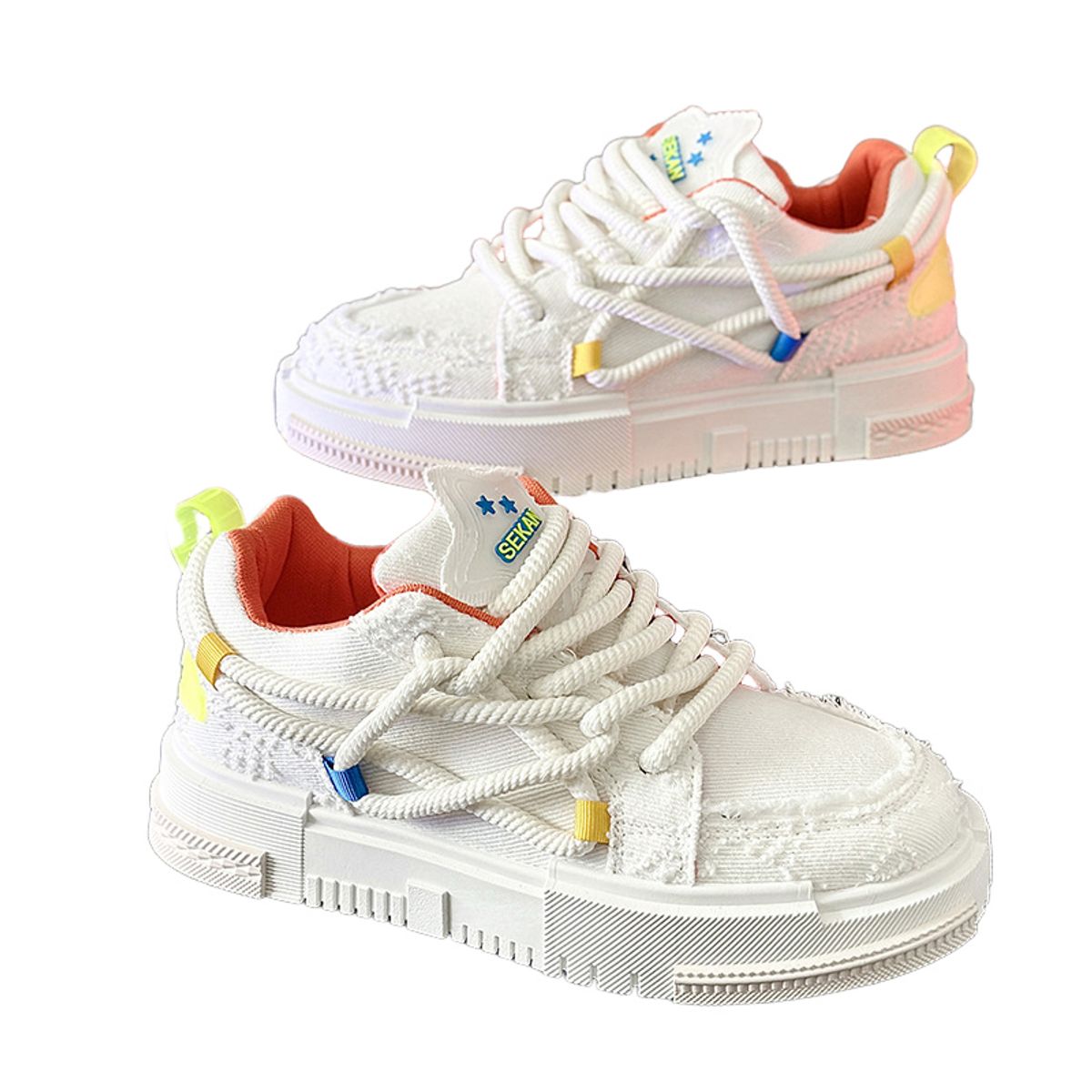 BLWOENS - Zapatillas deportivas de ocio para hombres - Naranja