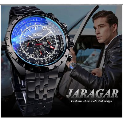 Imagen 2 del producto Reloj Automático para Hombre Cronógrafo Movimiento Mecánico Automático Resistente al agua Calendario