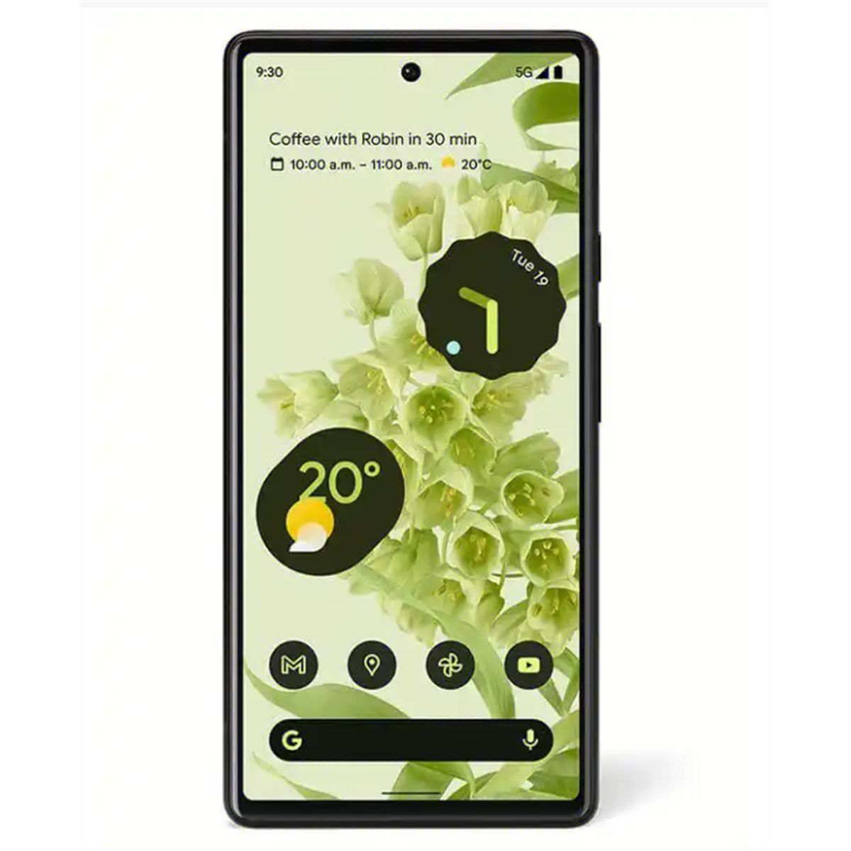 GOOGLE - Pixel 6   G9S9B 5G   8+128G  Negro  Reacondicionado