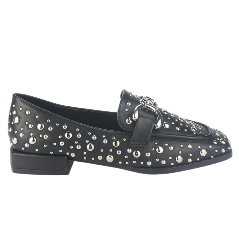 CHALADA - Mocasin Mujer Negro Casual Chalada Salime-1