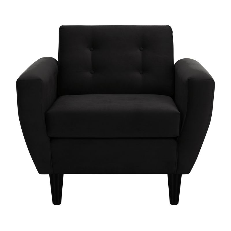 BODEVIR - Sofa Bote 1C Felpa 00 Negro