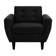 BODEVIR - Sofa Bote 1C Felpa 00 Negro