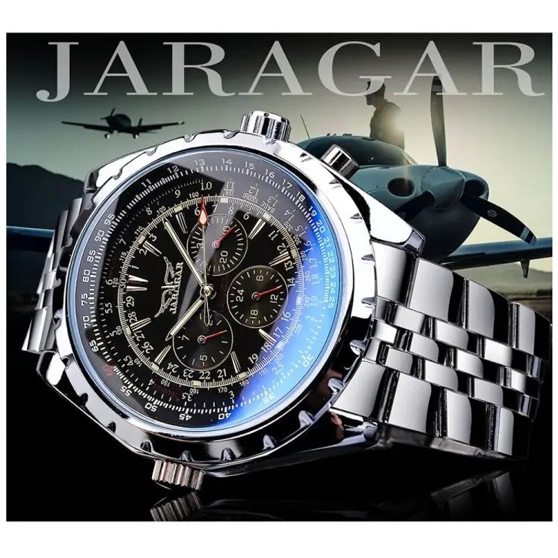 STARTECHOFFICE - Reloj Automático Hombre Calendario Completo Resistencia al Agua 3 BAR