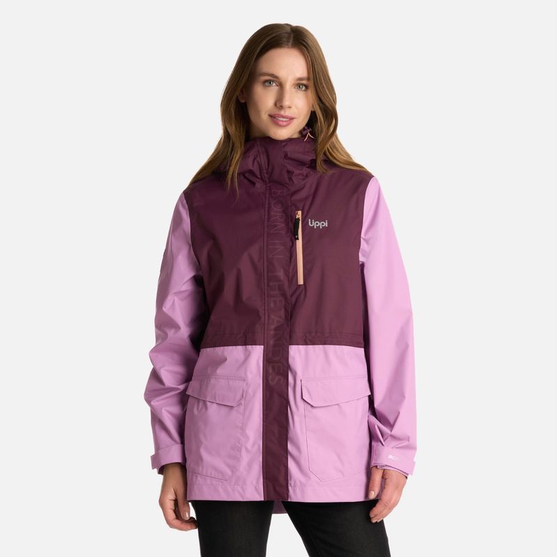 LIPPI - Chaqueta Mujer Streetwise B-Dry Hoody Jacket Vino Lippi