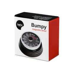 GENERICO - Temporizador Magnetic Negro Bumpy Balvi