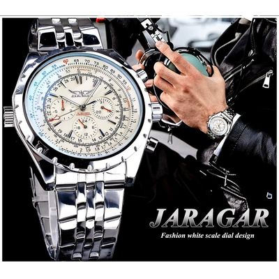 Imagen 2 del producto Reloj Mecánico Automático Hombre Calendario Completo Resistencia al Agua 3 BAR Aleación Resistente