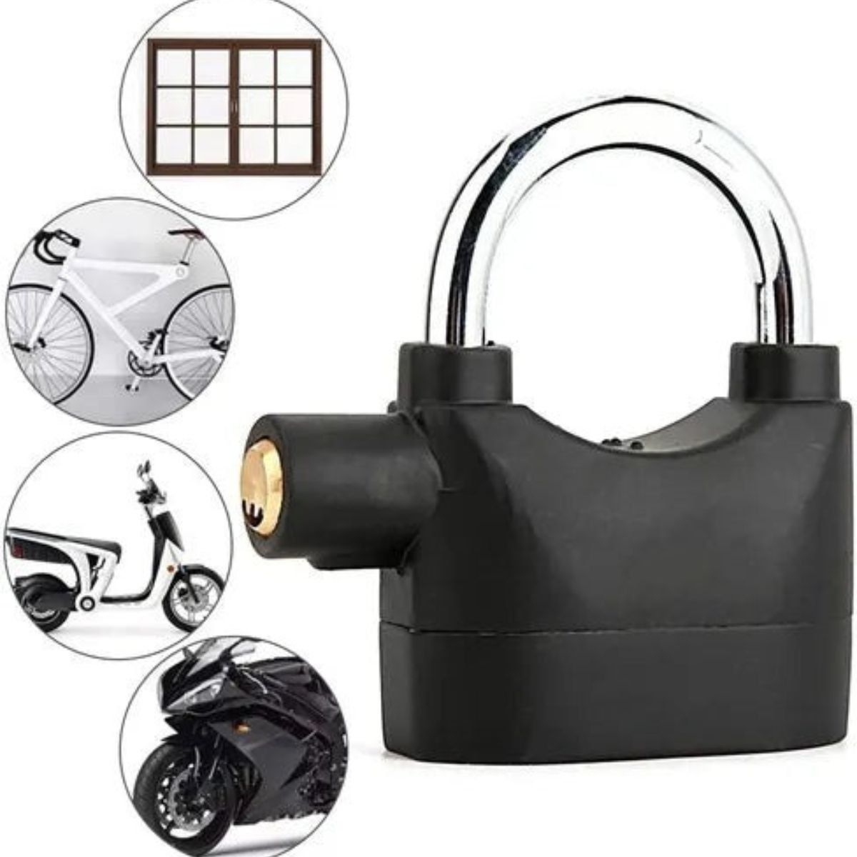 MOVI - Candado Anti Robo Con Alarma