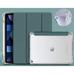 DANWEILE - Funda Para iPad 2020 10.2 Con Ranura Lápiz Pencil - Verde