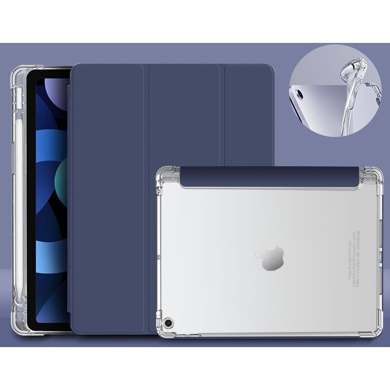 DANWEILE - Funda Para iPad 10° Generación 10.9  Con Ranura Lápiz Pencil - azul