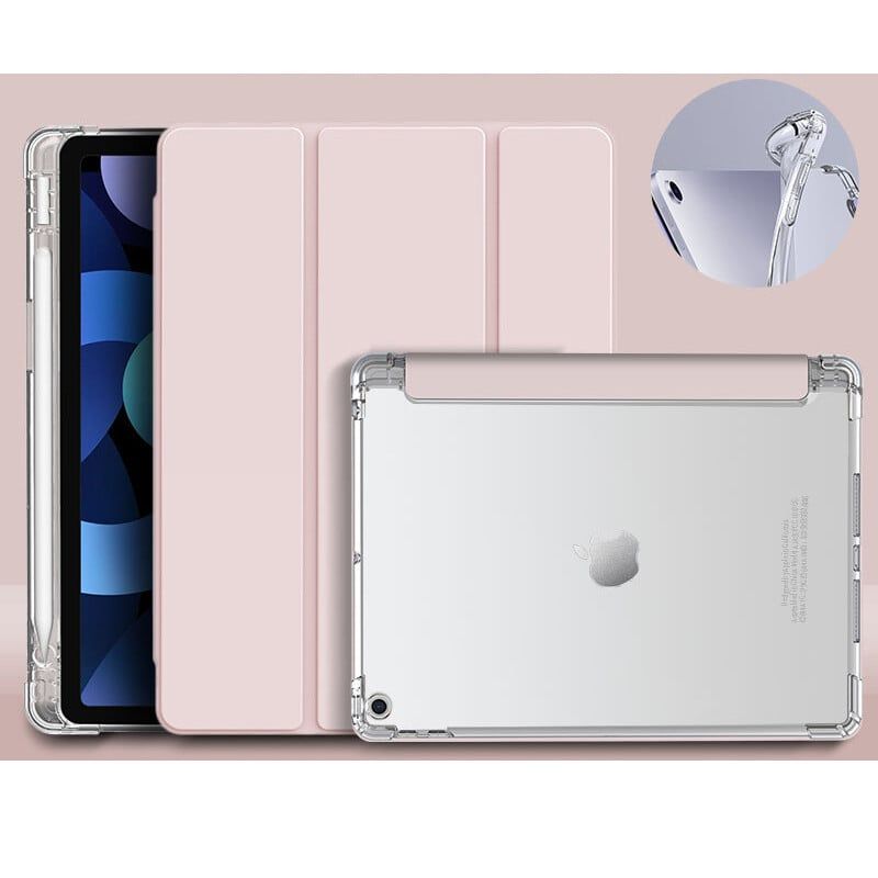 DANWEILE - Funda Para iPad 10° Generación 10.9  Con Ranura Lápiz Pencil - Rosado.