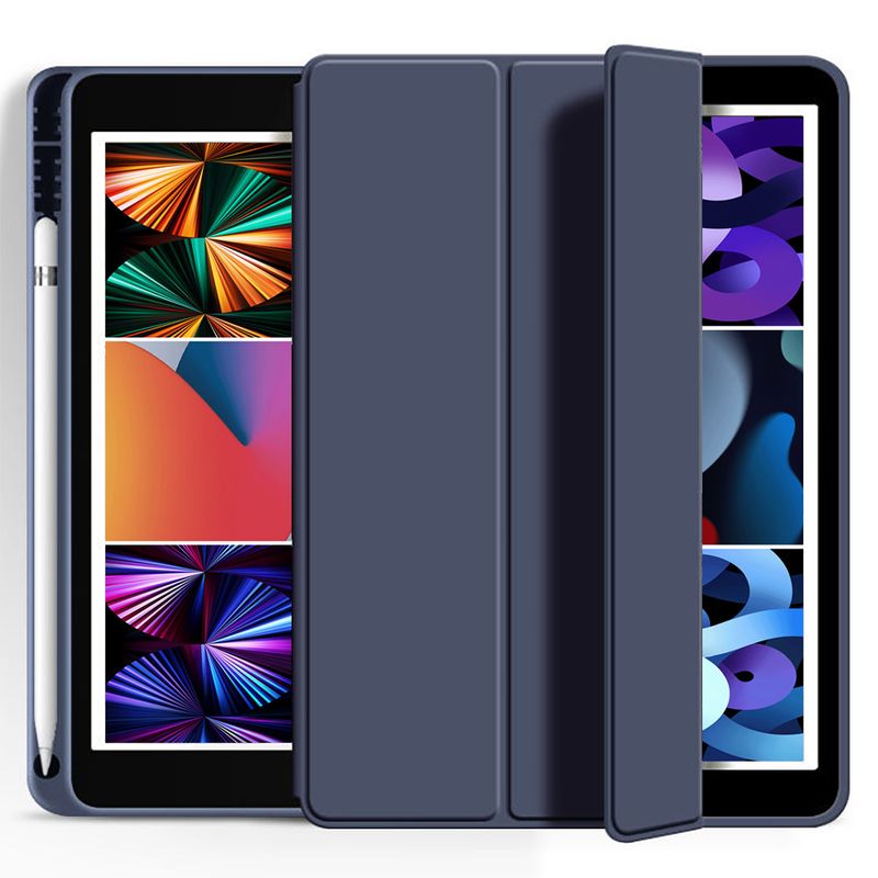 DANWEILE - Funda para iPad 10ª generación 10.9 funda blanda de silicona - Azul