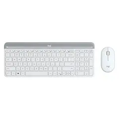 LOGITECH - Kit De Teclado y Mouse MK470 - Blanco