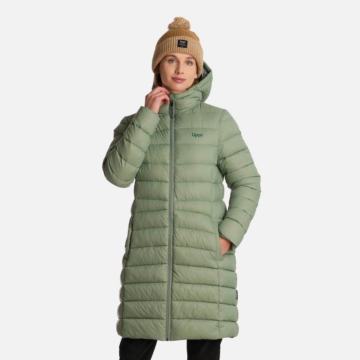 LIPPI - Chaqueta Mujer Warm Day Steam-pro Hoody Jacket Jade Oscuro Lippi