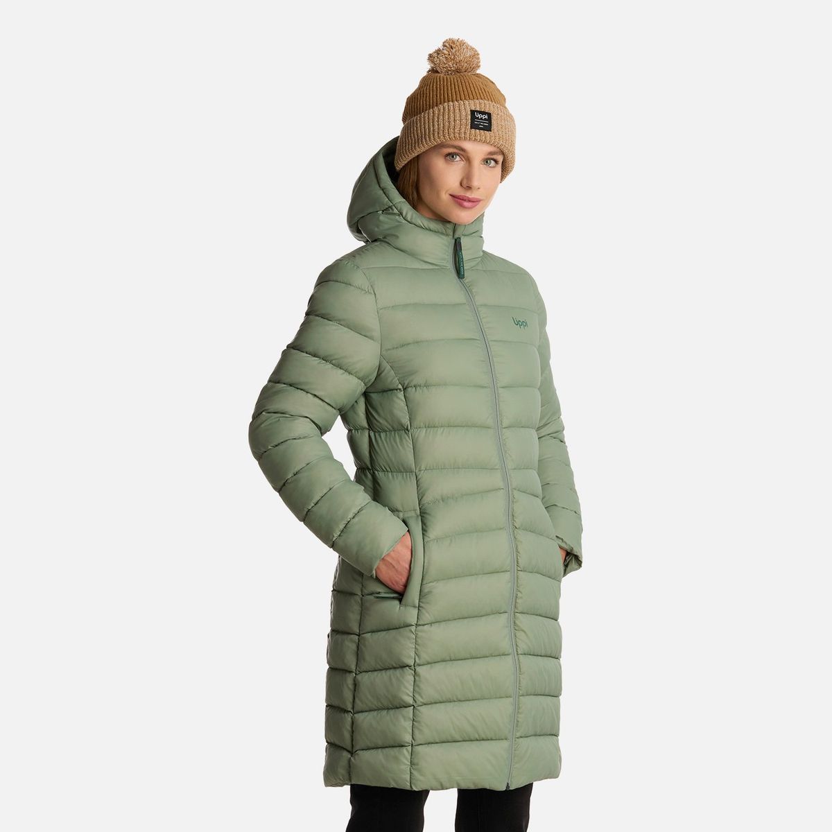 LIPPI - Chaqueta Mujer Warm Day Steam-pro Hoody Jacket Jade Oscuro Lippi