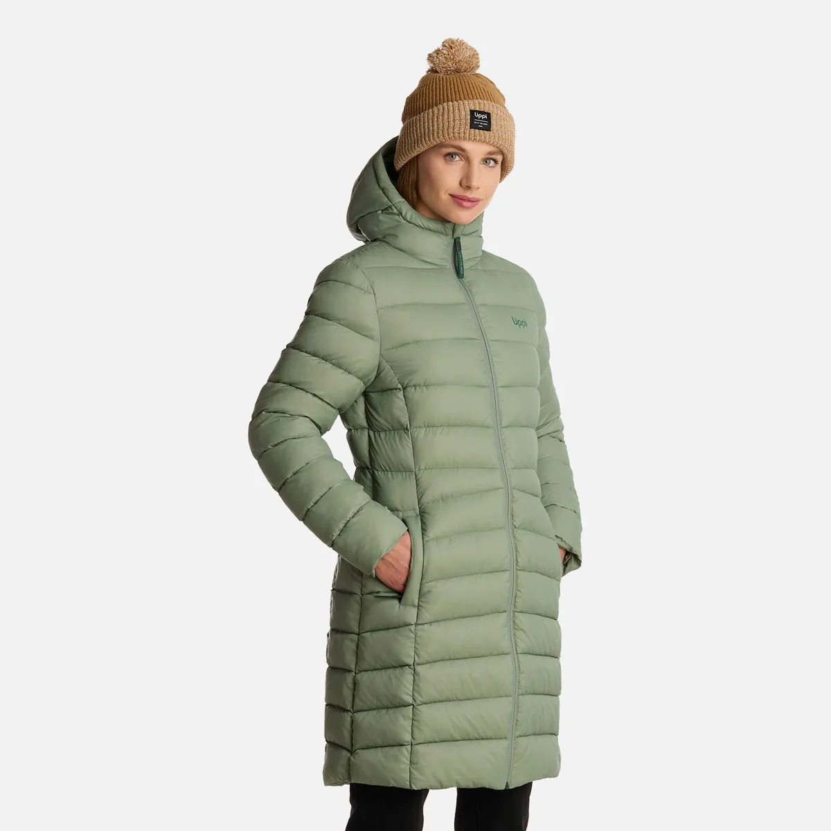 LIPPI - Chaqueta Mujer Warm Day Steam-pro Hoody Jacket Jade Oscuro Lippi