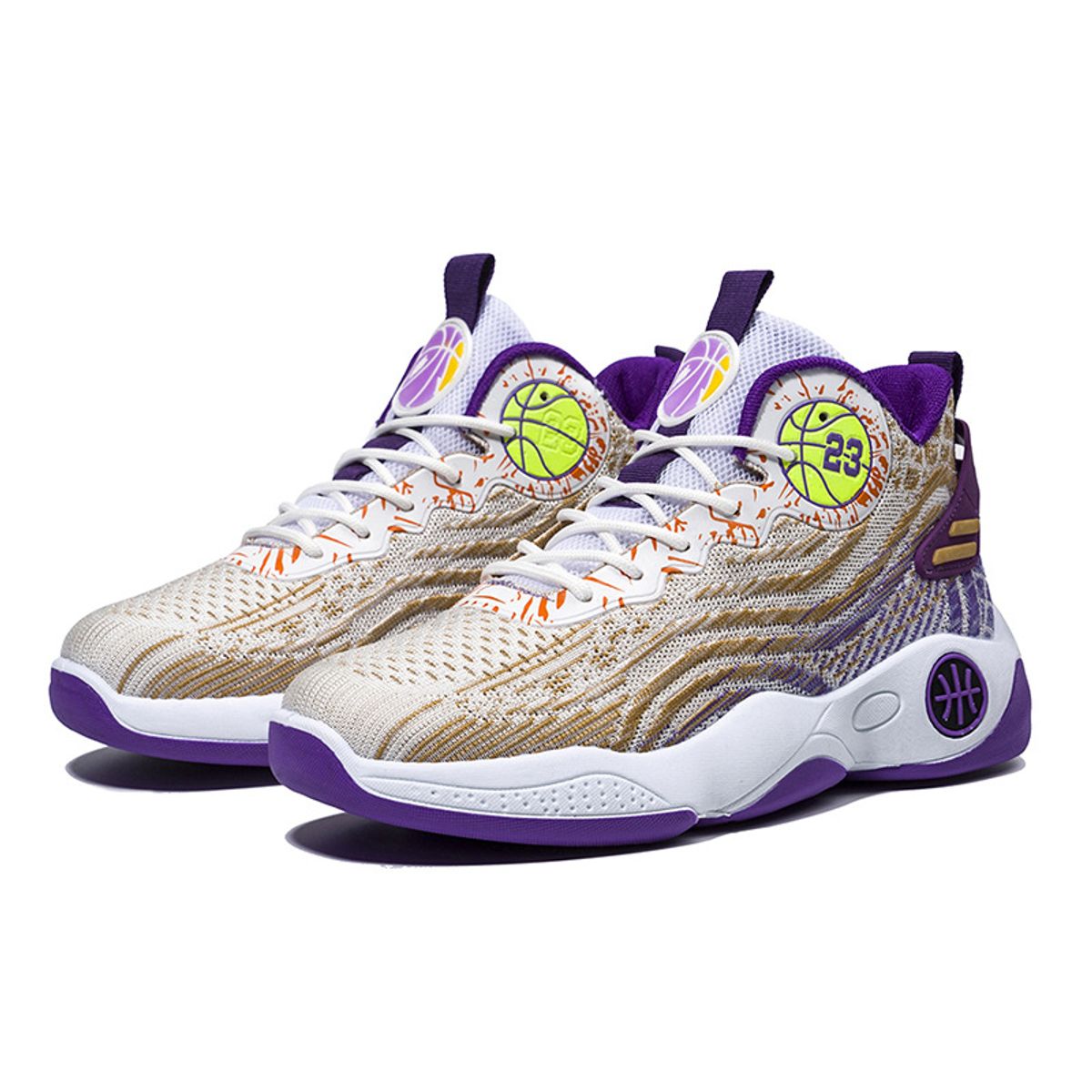 BLWOENS - Zapatilla Básquetbol Hombre - Morado