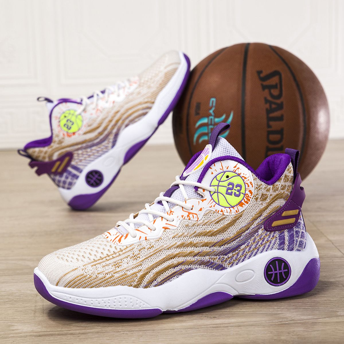 BLWOENS - Zapatilla Básquetbol Hombre - Morado