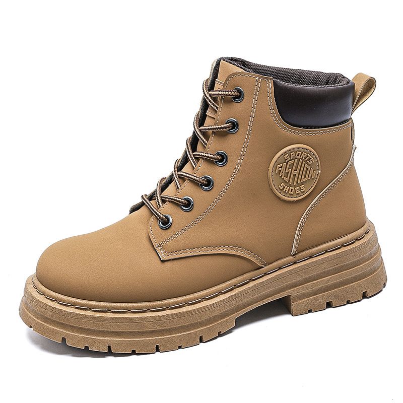 BLWOENS - Zapatos Botas de Martín para mujeres - Marrón