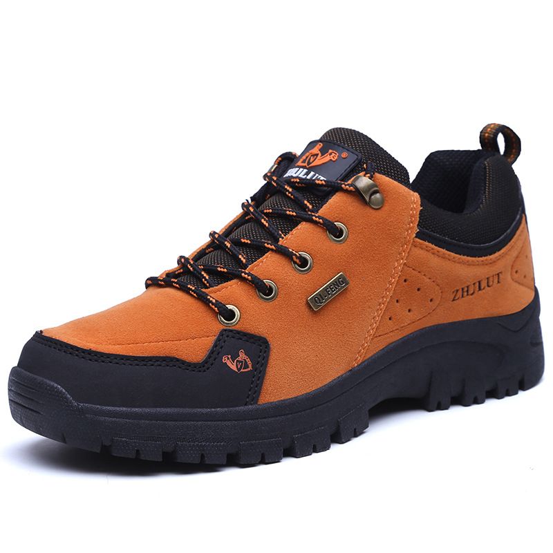 BLWOENS - Zapatillas para hombres Zapatos de trekking- Naranja