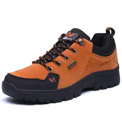 BLWOENS - Zapatillas para hombres Zapatos de trekking- Naranja