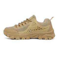 BLWOENS - Zapatillas para hombres Zapatos de trekking- Beige