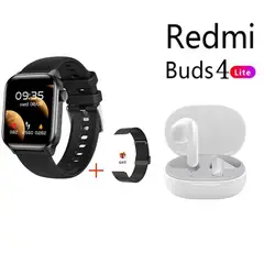 XIAOMI - Reloj inteligente resistente al agua+Xiaomi Buds4 Lite combo - Blanco