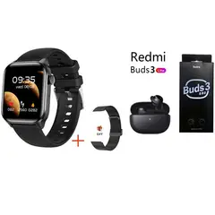 XIAOMI - Reloj inteligente resistente al agua + Redmi Buds3 Lite combo - Negro