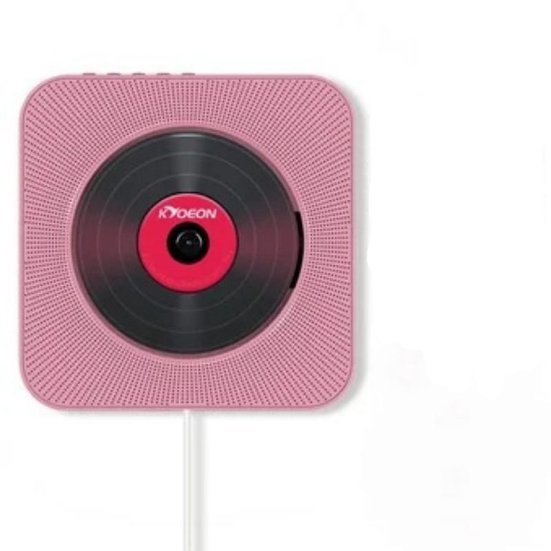 DANWEILE - Reproductor de CD Radio FM Bluetooth USB de montaje en pared