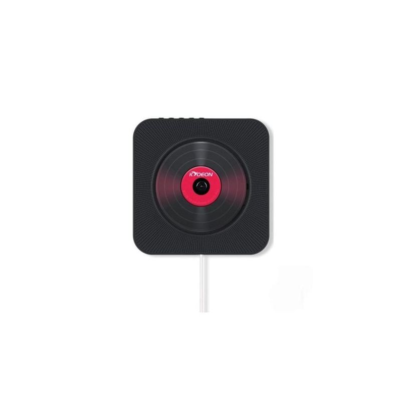 DANWEILE - Reproductor de CD Radio FM Bluetooth USB de montaje en pared