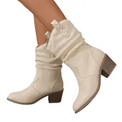 BLWOENS - Botines Mujer - Beige