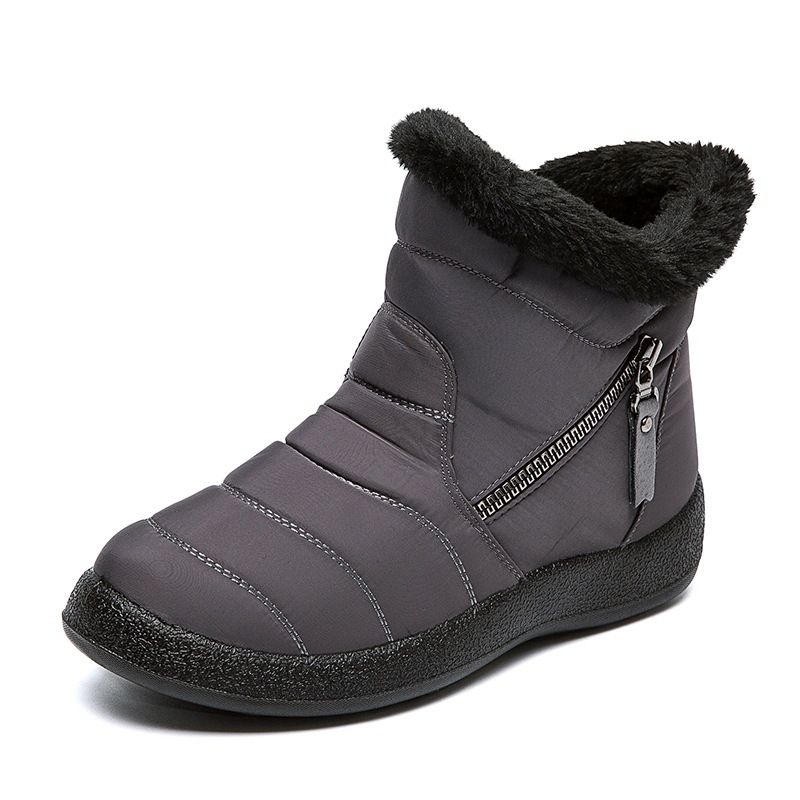 BLWOENS - Botas de algodón de nieve para Mujer - Gris