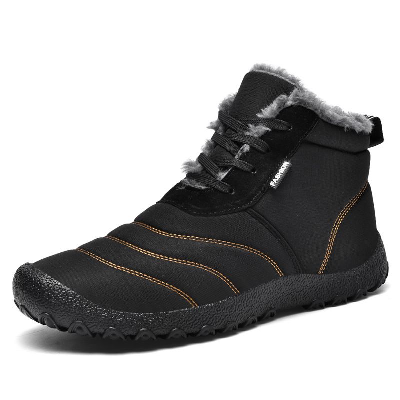 BLWOENS - Botas de algodón cerradas para Hombre -Negro