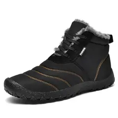 BLWOENS - Botas de algodón cerradas para Hombre -Negro