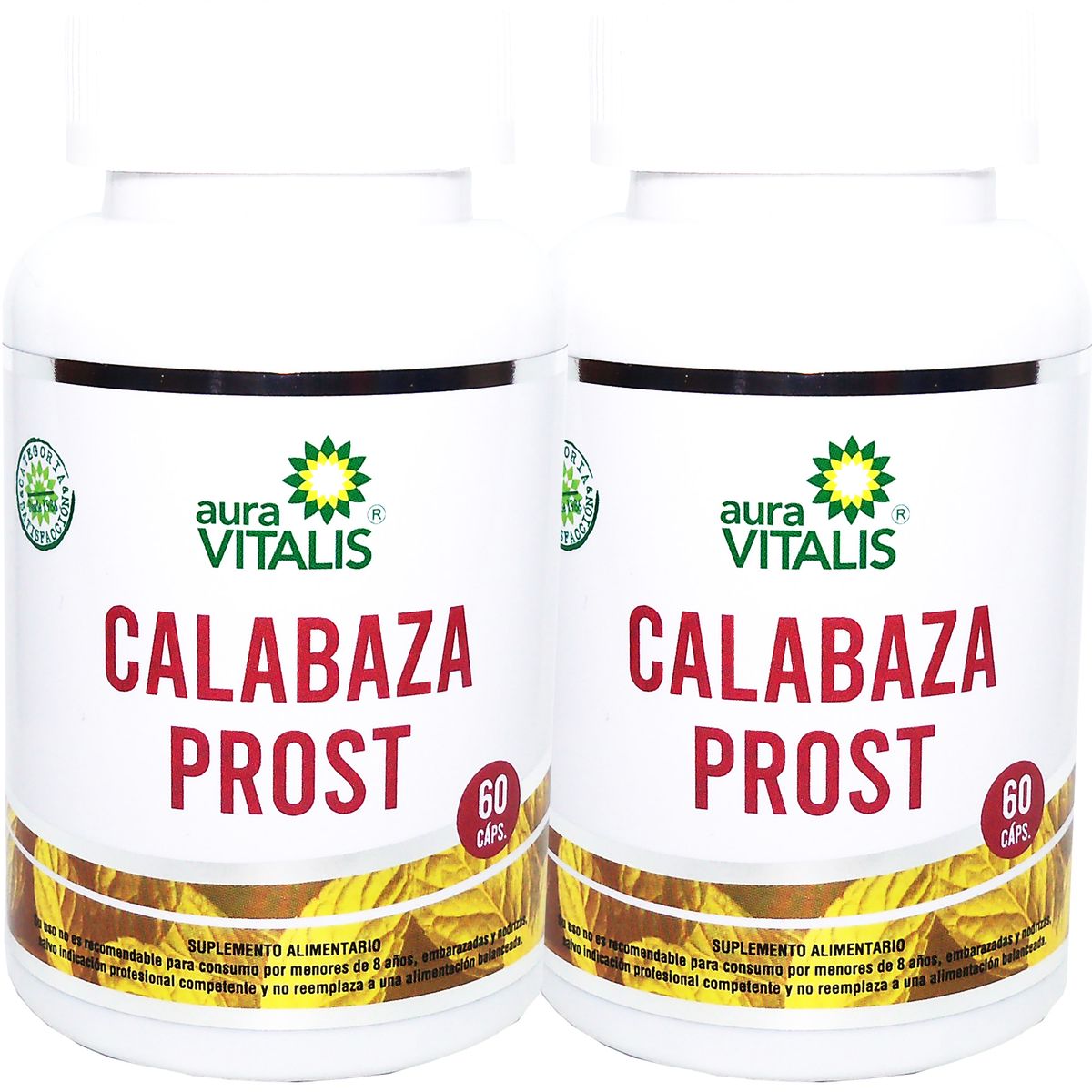 AURA VITALIS - 2 X AURA VITALIS CALABAZA PROST 315 MG 60 CAPSULAS