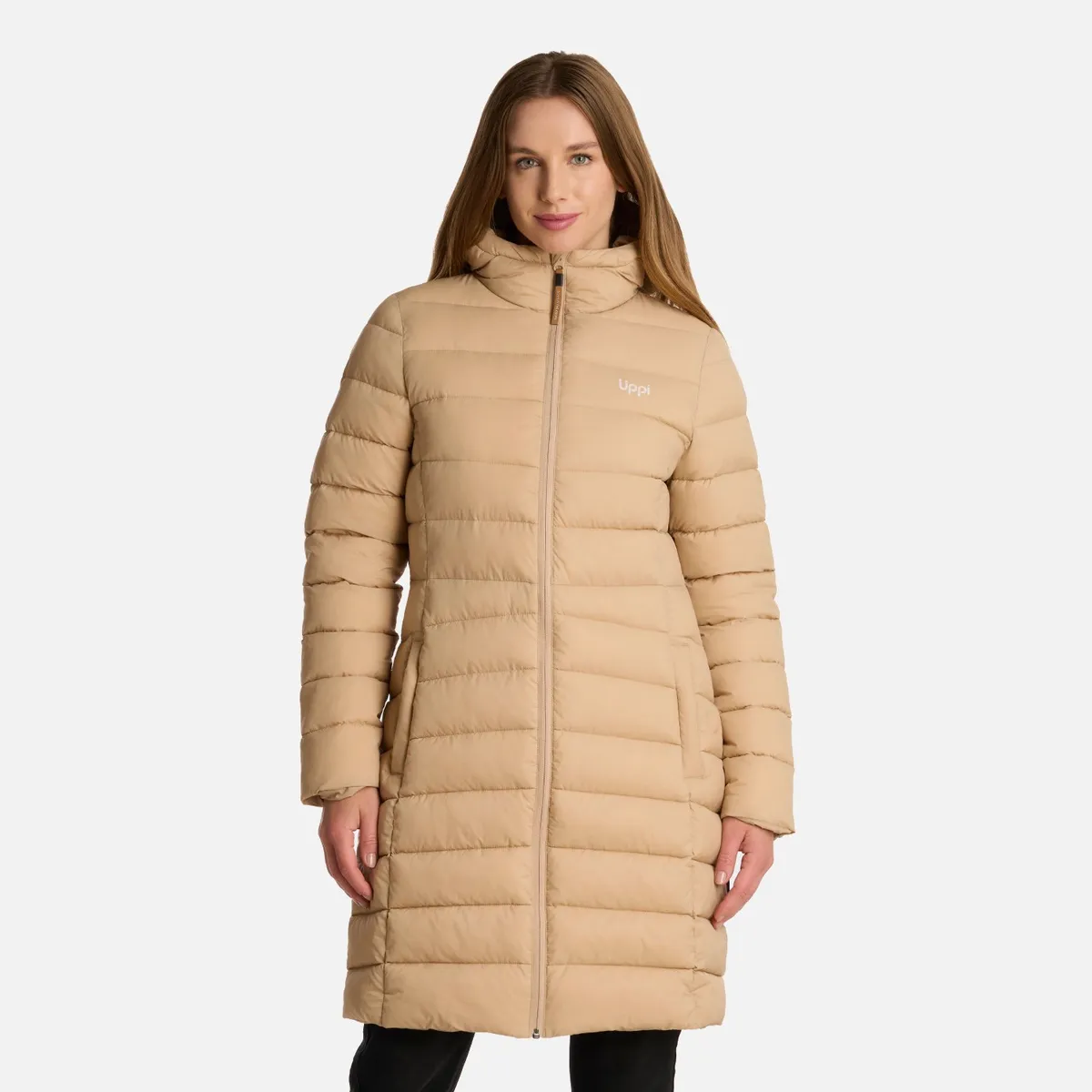 LIPPI - Chaqueta Mujer Warm Day Steam-pro Hoody Jacket Caqui Lippi