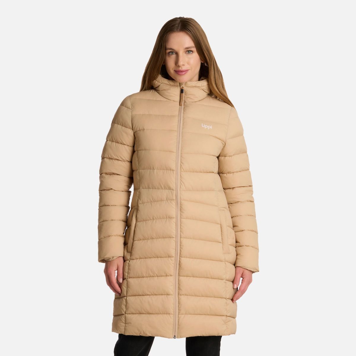 LIPPI - Chaqueta Mujer Warm Day Steam-pro Hoody Jacket Caqui Lippi