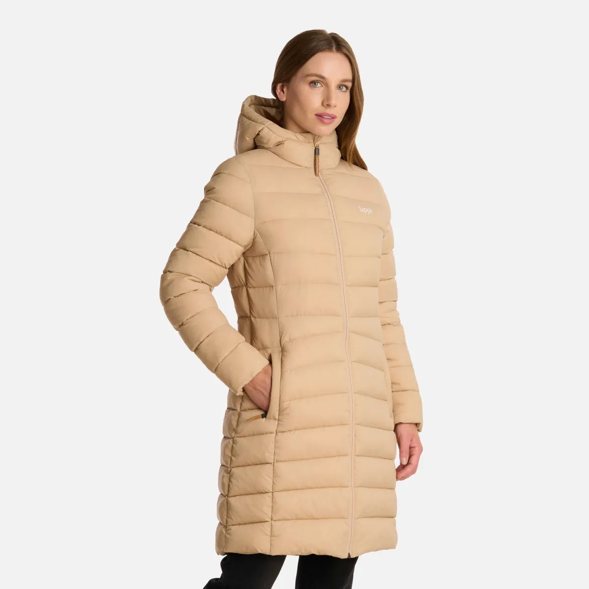 LIPPI - Chaqueta Mujer Warm Day Steam-pro Hoody Jacket Caqui Lippi