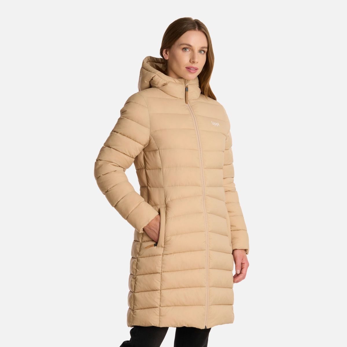 LIPPI - Chaqueta Mujer Warm Day Steam-pro Hoody Jacket Caqui Lippi