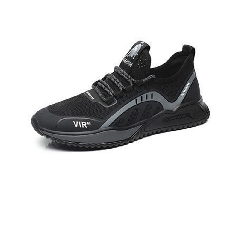 Zapatos casuales moda Zapatos correr para hombres y mujeres - Negro.
