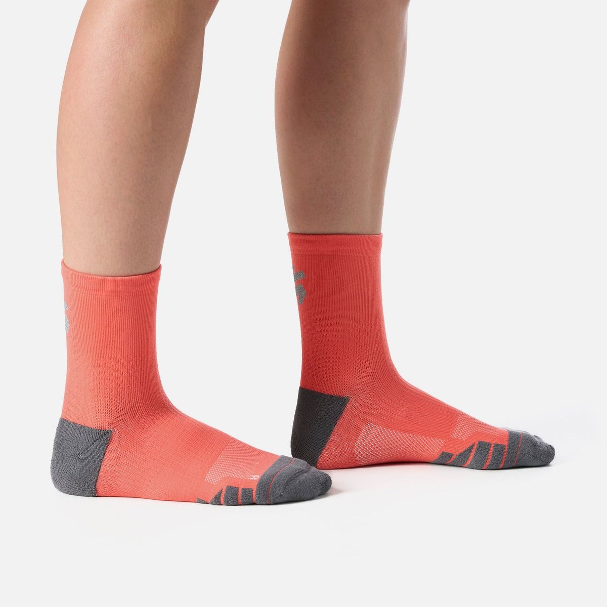 VULCANO - Calcetines Mujer Stride Running Mid Socks Coral Vulcano