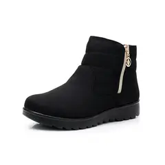BLWOENS - Botas de algodón para Mujer -Negro